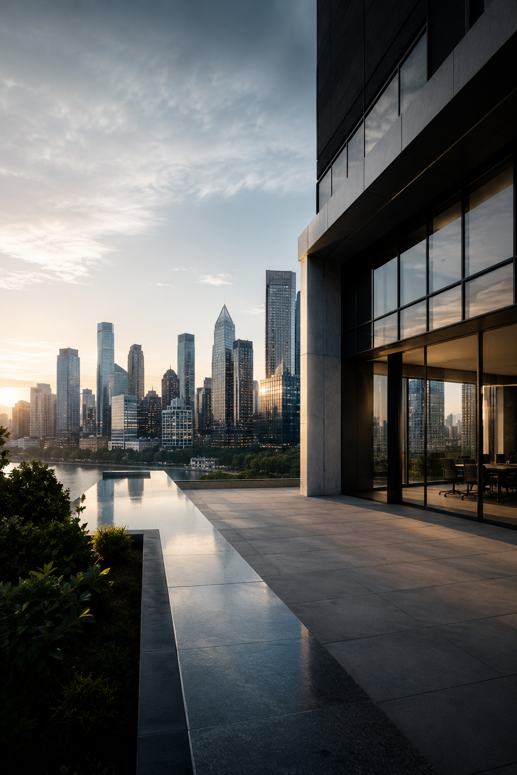 Modern institutional architecture representing organizations and clarity