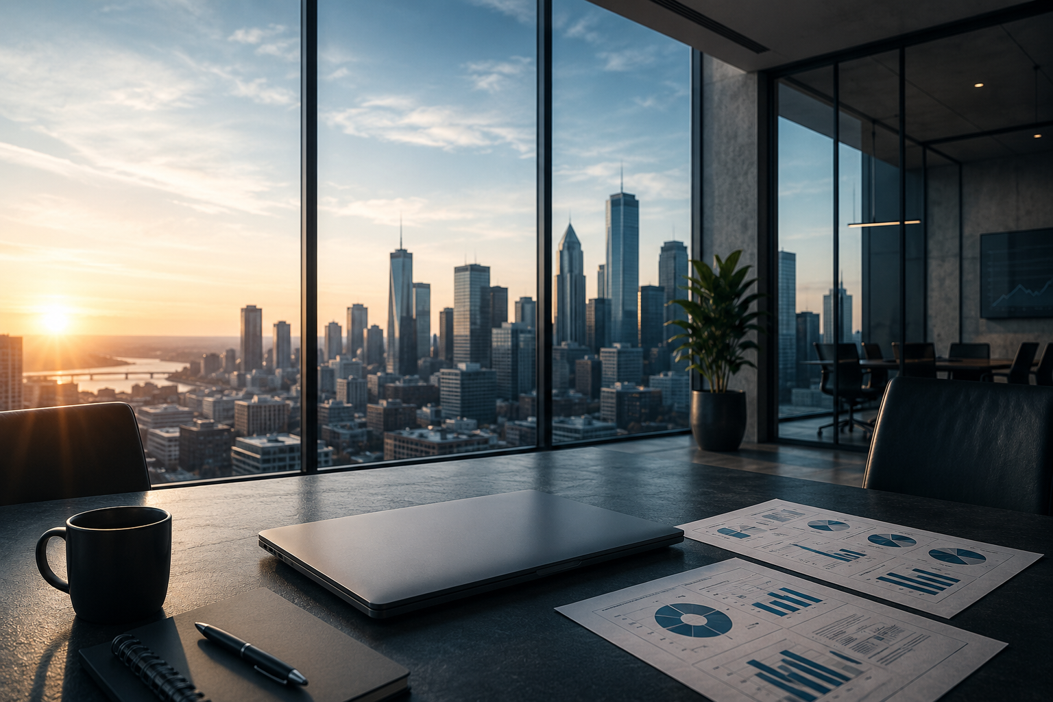 Modern organizational workspace representing industries and digital clarity